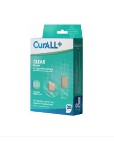 CURALL CLEAR Pansement Invisible B/20