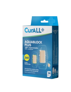 CURALL Pansement Aqua Block Plus 3 tailles B/14