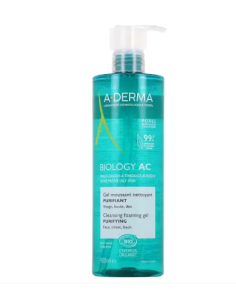 Aderma Biology AC Gel Moussant Nettoyant Purifiant 400ml