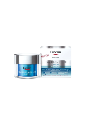 Eucerin Hyaluron Filler 3X Effect Gel Crème Soin de nuit 50ml