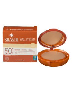 Rilastil Sun System Correcteur De Teint Compact Solaire Teinté Beige SPF50+ 10G
