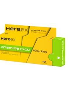 HERBEX Vitamine C+CU 10gélules