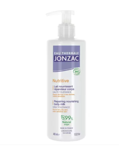 Jonzac Nutritive Lait Nourrissant Réparateur Corps Bio 400ML