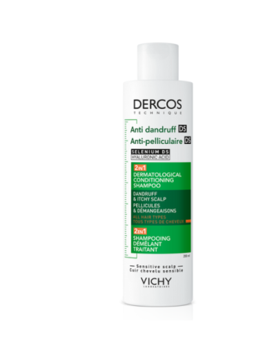 Vichy Dercos Shampoing Anti Pelliculaire DS ET Démêlant 200ML