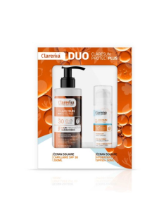 Clarenia Coffret Solaire Duo Écran Hydratant Invisible SPF50+ ET Écran Capillaire -40%