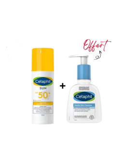 Cetaphil Pack Fluid Teinté Light Medium SPF50+ 50ML+ Lotion Nettoyante 236ML (OFFERT)
