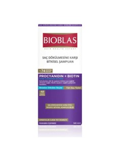 BIOBLAS Shampoing Anti Chute Anti Stress PROCYANIDIN+BIOTIN 360ML