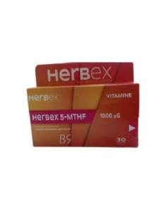 Herbex 5-MTHF 1000 30 gélules