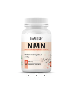 Bioherbs NMN Nicotinamide Mononucléotide 30 Gélules