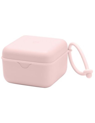 Bibs Pacifier Box Baby Pink