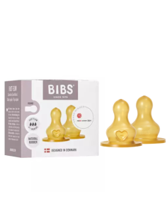 Bibs tétine Débit Lent 4M+ lot de 2