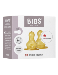Bibs tétine Débit Moyen 2M+ lot de 2