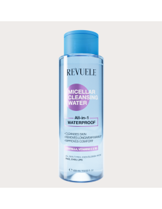 REVUELE EAU MICELLAIRE DÉMAQUILLANTE TOUT-EN-1 WATERPROOF 400ML