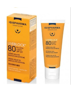 Isis Pharma Uveblock SPF80 Crème Invisible 40ml