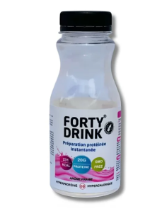 Young Health Forty Drink Préparation Protéinée Instantanée Fraise 49.3 GR