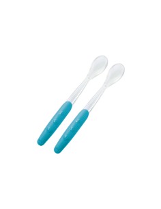 Nuk 2 Cuillères Bébé Bleu 4M+