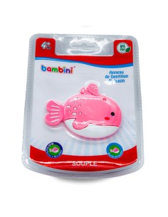 Bambini Anneau Dentaire Poisson 4M+ fille