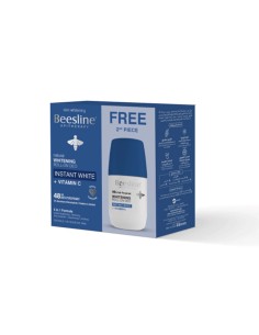 Beesline Déodorant Whitening Roll On Instant White 50ml +1(OFFERT)