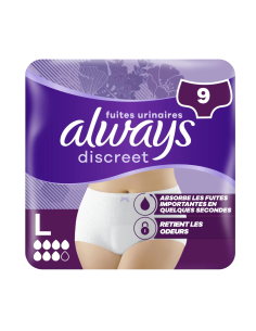Always Culotte Discreet Large 9PCS