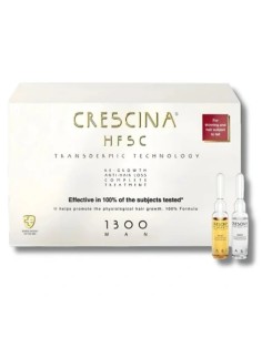 CRESCINA Traitement Complet (Anti Chute+Repousse) 1300 Homme 10 +10 Ampoules