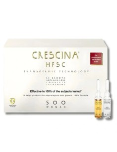 CRESCINA Traitement Complet (Anti Chute+Repousse) 500 Femme 10 +10 Ampoules