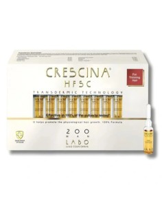 CRESCINA HFSC Transdermique (Repousse) 200 Hommes 20 Ampoules