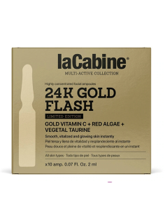 LaCabine 24K Gold Flash Édition Limitée 10 Ampoules