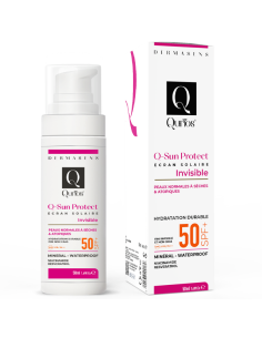 QURIOS Écran Solaire Q-sun protect Peau normale à sèche et atopique Invisible SPF 50