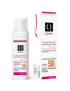 QURIOS Écran Solaire Q-sun protect Peau normale à sèche et atopique Beige SPF 50