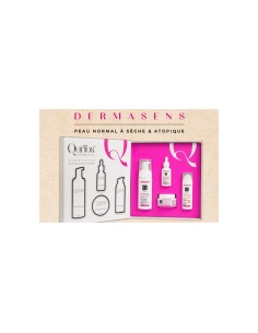 QURIOS Coffret DermaSENS (Ecran Beige +Sérum+Crème Visage +Mousse)Peau Séche