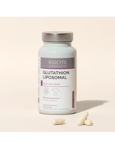 Biocyte Glutathion Liposomal 30 Gélules Biocyte Glutathion Liposomal 30 Gélules