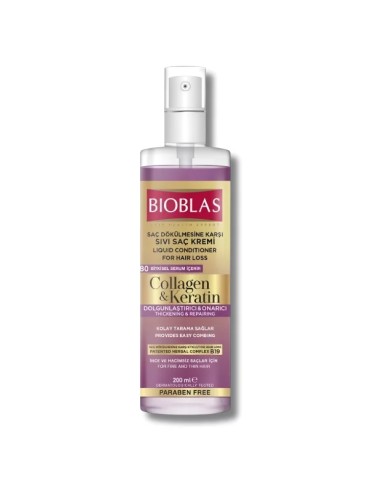 BIOBLAS Conditionner Liquide Au Collagène Et à La Kératine 200ML BIOBLAS Conditionner Liquide Au Collagène Et à La Kératine 200ML