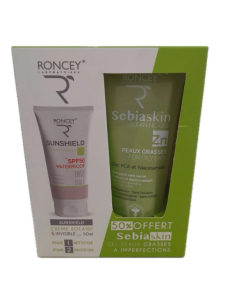 Roncey Coffret Sunshield Invisible et Sebiaskin Gel Peaux Grasses -50%