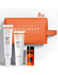 Novexpert Trousse Crème Peeling De Nuit 40ML+L'Exfoliant Expert 50ML+Sérum Booster à La Vitamine C 10ML (OFFERT)