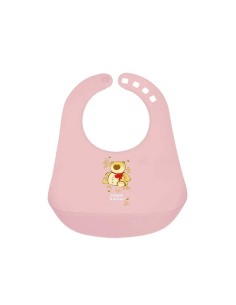 Canpol Bavoir en Plastique Rose