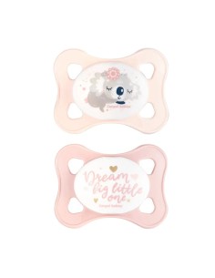 Canpol Sucettes Symétriques Silicone Rose 0-2m 2 pièces