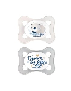 Canpol Sucettes Symétriques Silicone Gris 0-2m 2 pièces