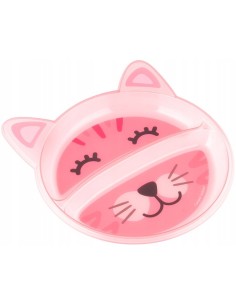 Canpol Assiette à compartiments Rose