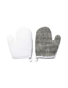 Titania Gant de massage en chanvre terry beige 7703