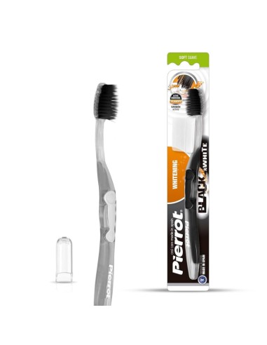 Pierrot Brosse à dents Active Charcol Blancheur