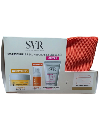 SVR Trousse Collagen Biotic 50ml + C Eye Biotic 15ml + Baume Demaquillant Sensifine 100g (Offert)