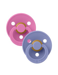 Bibs Sucette Bubble-gum - Peri 0-6M Lot De 2