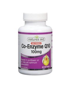 Natures Aid Coenzymes Q10 30 Gélules