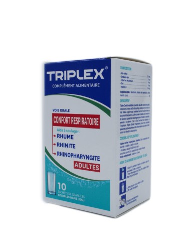Triplex Confort Respiratoire Adulte Boite de 10
