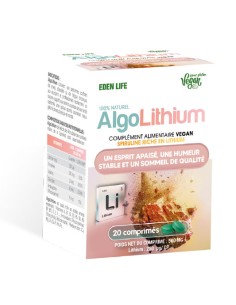 Eden Life AlgoLithium 20 Comprimes