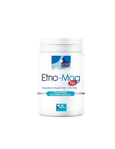 Etno Mag Magnésium Bisglycinate 30 Capsules