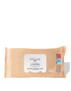 Byphasse Lingettes Démaquillante Amande Douce 40 Unités