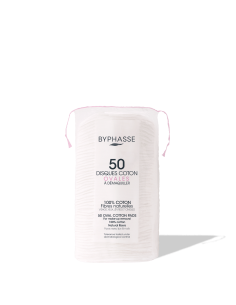 Byphasse Coton Disque Démaquillant B/50 OVALES