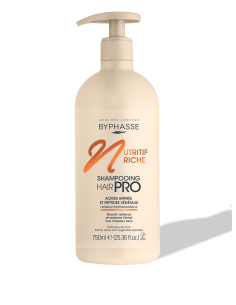 Byphasse Shampoing Hair Pro Liss Cheveux Secs 750ml