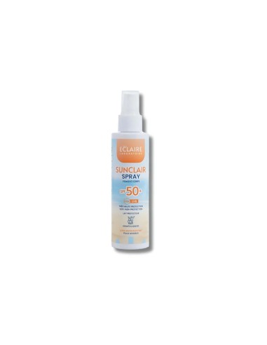 Eclaire Sunclair Spray Solaire Visage Et Corps Spf 50+ Enfant Et Adulte 150ml